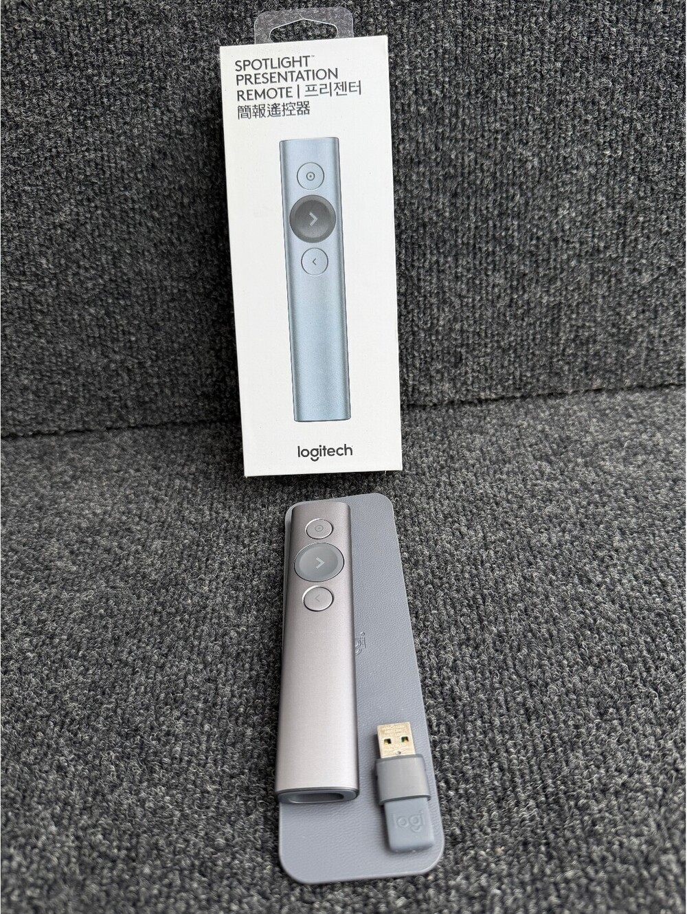 Logitech Spotlight Presentation Remote Pointer w/ Cover